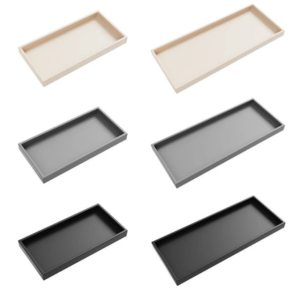 Silicone Bathroom Counter Tray – Vanity Organizer for Soap, Dispensers & Dressing Table Storage