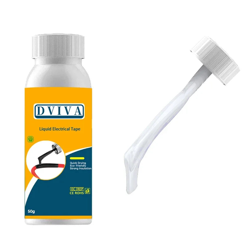Liquid Electrical Tape Insulating Paste - Fast-Drying High-Temperature Sealant for Wire, Cable & Line Repairs
