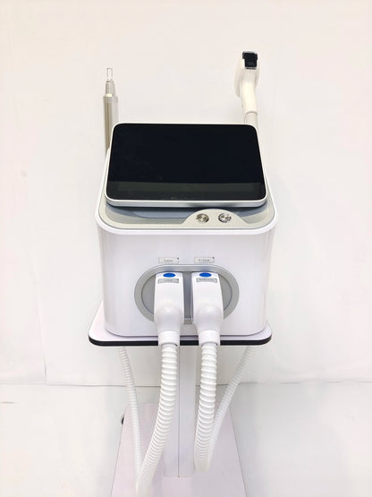 2-in-1 808nm Diode Laser Hair Removal & Picosecond Tattoo Machine – Portable 4000W Q-Switched Device