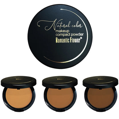 Sweat-Resistant Contouring Powder Palette – Matte Buildable Coverage for All Skin Tones with Highlight & Shadow