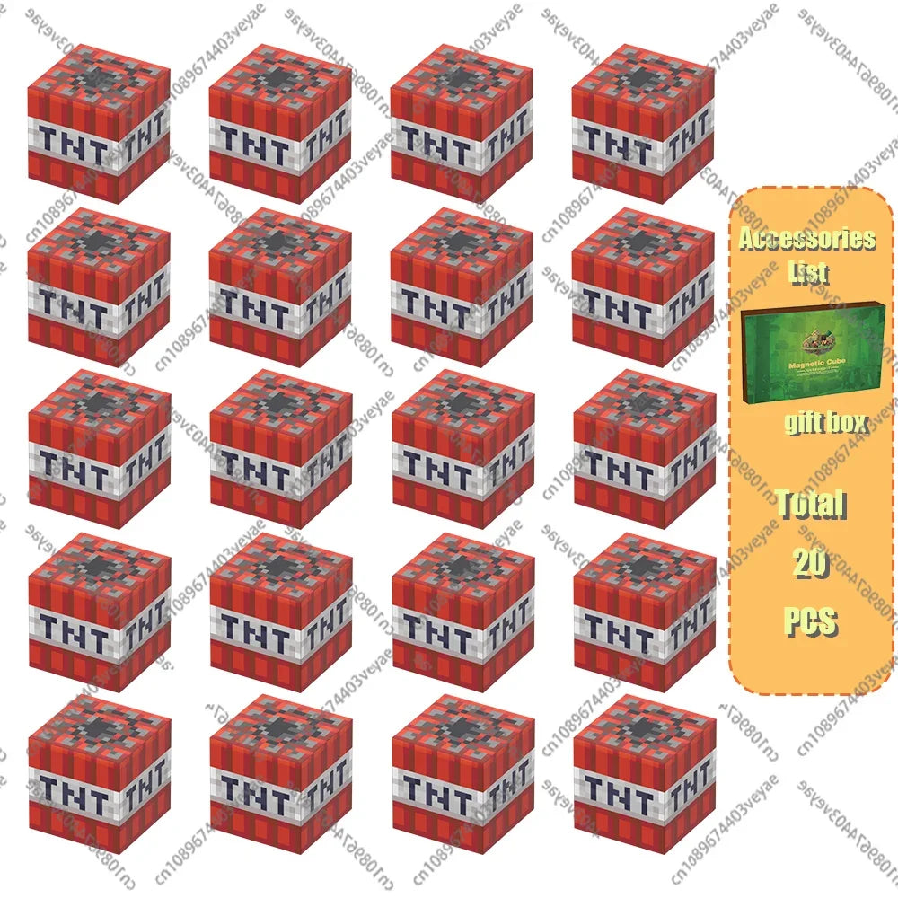Magnetic Building Blocks Cube Set – STEM DIY Toy for Kids 3+, Boys & Girls, Sensory Model Gift