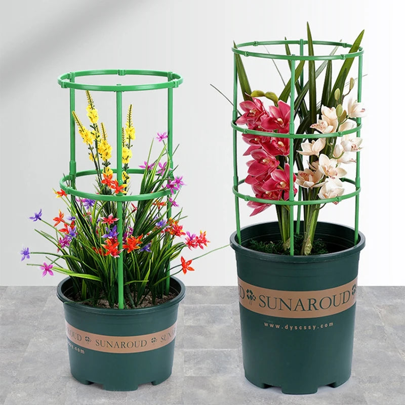 Plant Support Pile - Semicircle Flower Stand Cage for Garden, Plant Grow Fixing Rod, Vine Climbing Bracket Stake Holder - Bonsai Tool