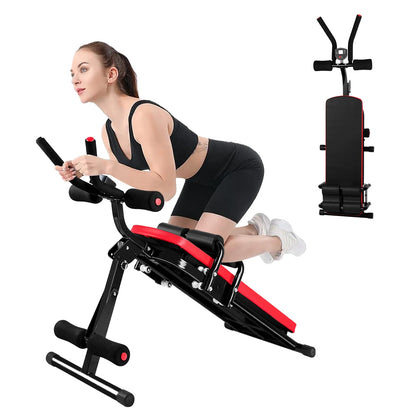 Foldable Ab Workout Machine – Adjustable Abdominal Trainer for Stomach Exercise at Home Gym