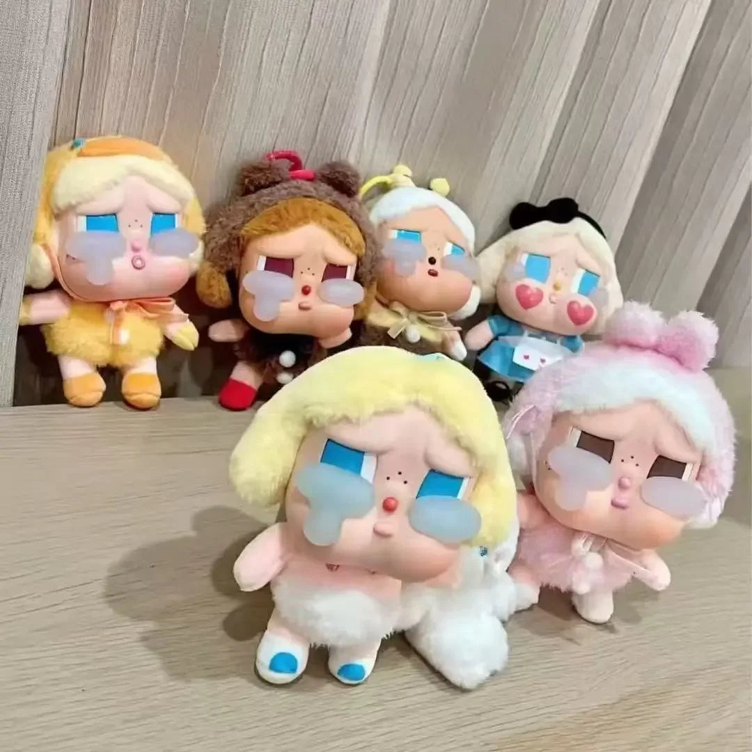 CRYBABY Tear Factory Vinyl Plush Doll – Crying Baby Blind Box Keychain & Backpack Pendant Gift
