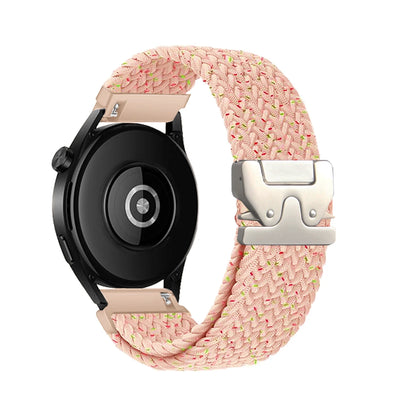 Braided Loop Watch Band – 18/20/22mm Parachute Style Strap for Garmin Venu/3/3S, Forerunner 265/265S/645, Samsung & Huawei GT Watches