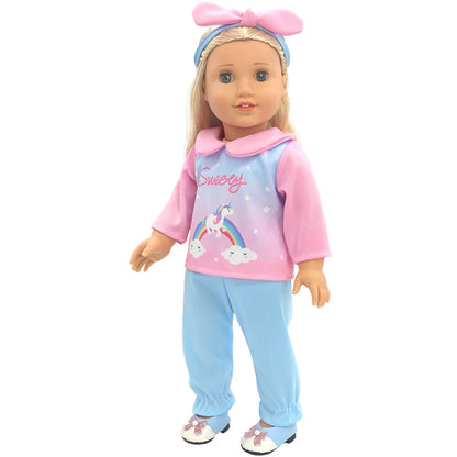 18-Inch American Girl Doll Clothes – Coat, Tights & Pants Outfit for Newborn & Baby Dolls