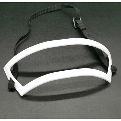White/Red Barber Neck Hairline Guide Template – DIY Haircut Tool for Salon & Home Styling