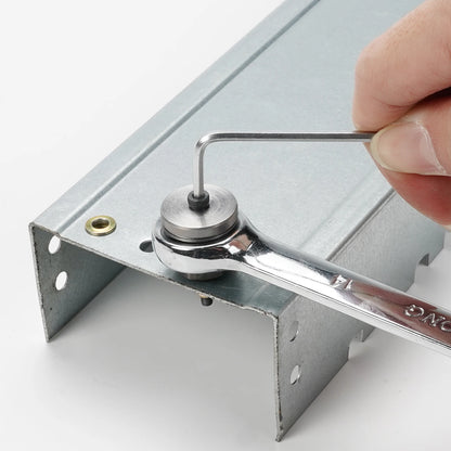 Hand Rivet Nut Gun — Manual Riveter Tool for M3-M10 Nuts with Easy Installation Accessory
