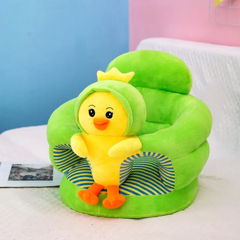 Baby Learning Sit Sofa Chair - Safe Backrest Support Seat for Infants, Anti-Fall Toddler Practice Sitting Stool