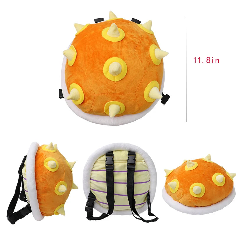 Super Mario Plush Backpack – 9 Styles Including Bowser, Yoshi & Koopa Troopa Cartoon Stuffed Toy Bag