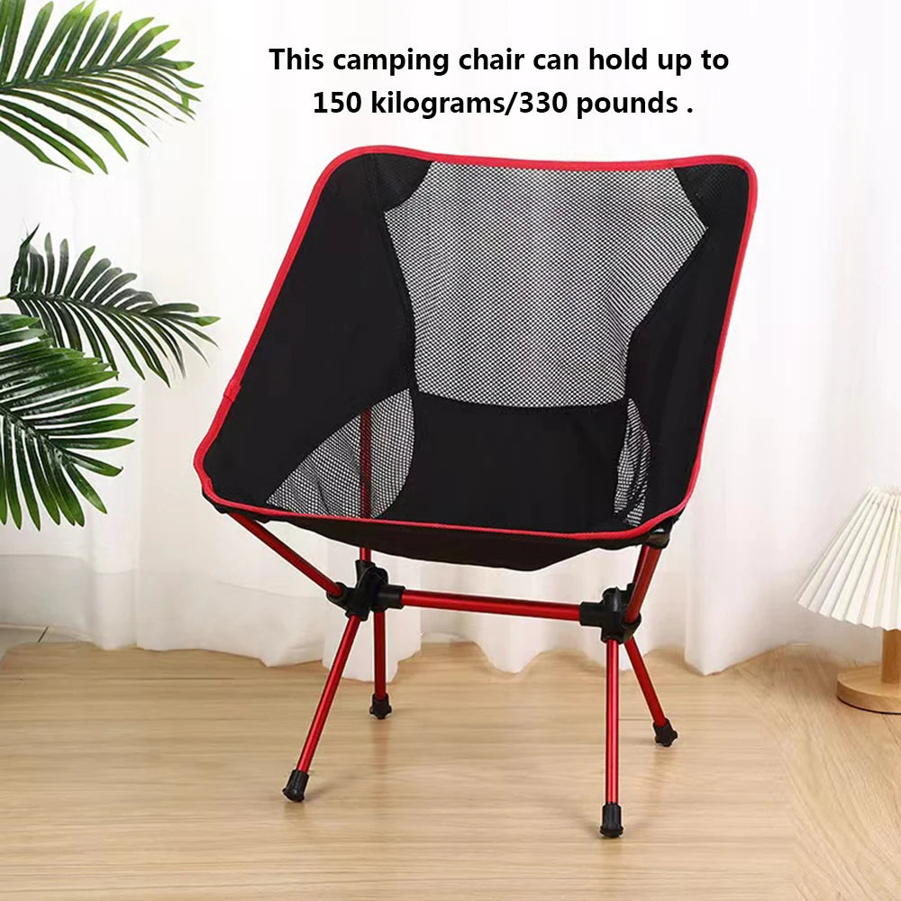 Detachable Portable Folding Moon Chair – Ultralight Outdoor Camping, Beach, Fishing, Hiking Picnic Seat