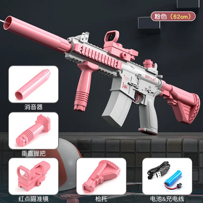 Summer Hot-Selling Electric Water Gun – Space Sci-Fi Design Water Toy for Kids, Fun Water Bat for Outdoor Play