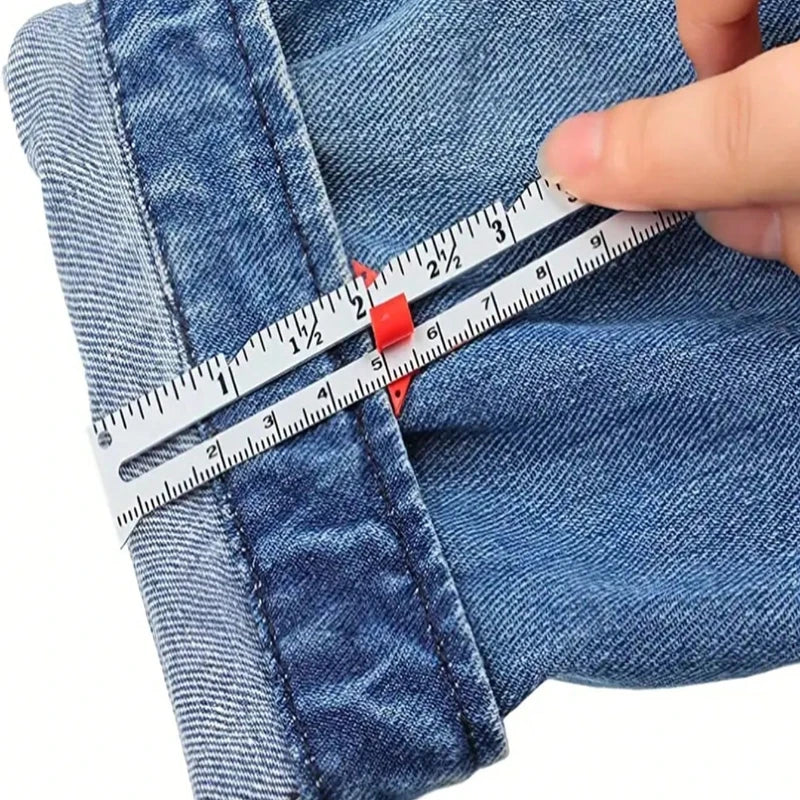 Metal Sewing Gauge - Sliding Measuring Tool for Quilting, Sewing & Crafting