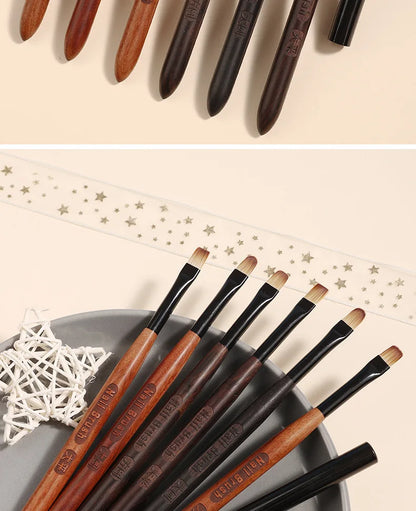 Nail Glue Phototherapy Pen & UV Gel Brush - Professional Acrylic Nail Art Brushes for Painting & Drawing, Manicure Tools
