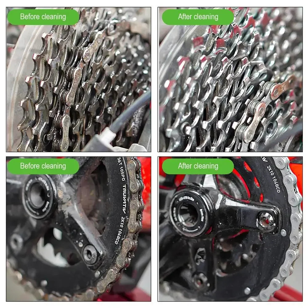 Bicycle Chain Cleaner & Degreaser Spray – 100ml Portable Bike Chain Tool for Mountain, Road, and Motorcycle Bikes