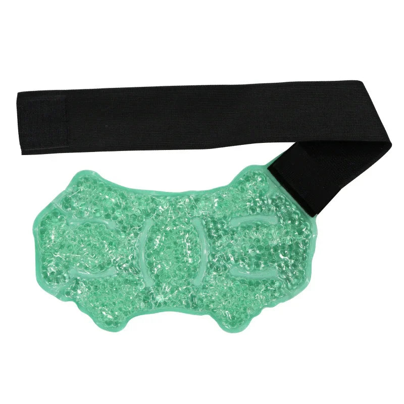 Ankle Foot Ice Pack Wrap — Reusable Gel Bead Pack for Injury Relief & Ankle Support