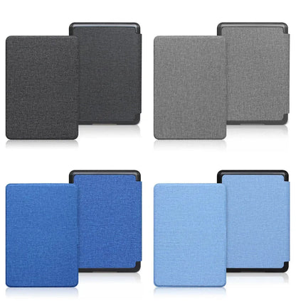 6" Kindle 11th Generation 2024 Case | PU Leather Ebook Cover with Hand Strap & Auto Wake Sleep