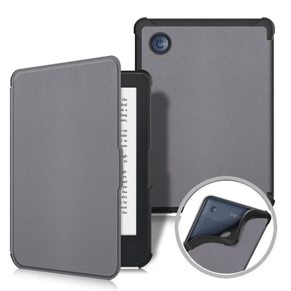 Kobo Clara BW/Clara Colour 2024 Case - 6 Inch Auto Wake Sleep PU Leather Cover, Soft Magnetic Ereader Hoesje N365 N367 Funda