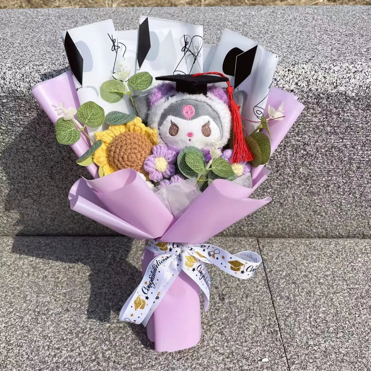Anime Series Plush Toy Bouquet — Children’s Day, Birthday, Valentine’s & Graduation Gifts