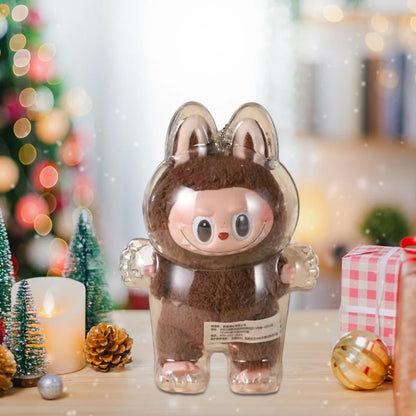 Labubu Anime Plush Doll Figure – Sweetheart Vinyl Pendant, Kawaii Backpack Decoration, Kids Christmas Gift