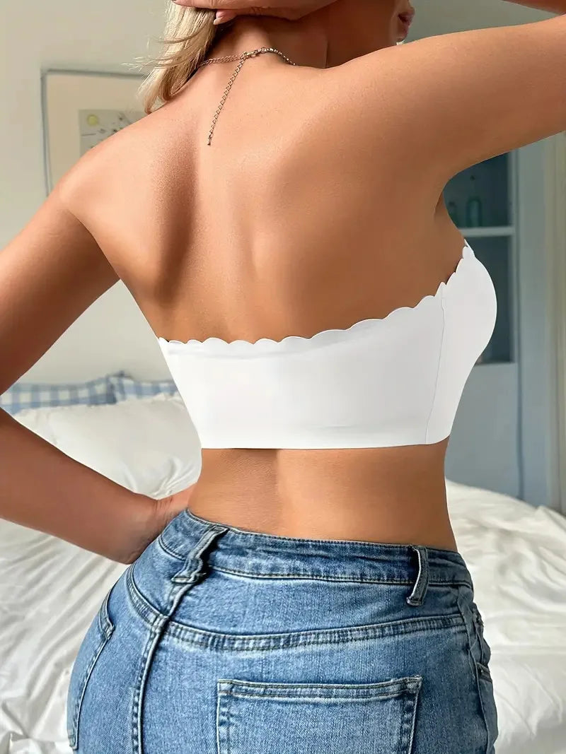 Front Button No-Wire Bra — Smooth, Breathable, Comfortable Underwear, Solid Color, Invisible & Seamless Design