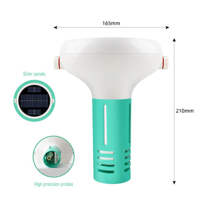 Tuya ZigBee 7 in 1 Chlorine Meter – PH, ORP, TDS, Salinity, Temp, and CL Test for Swimming Pool Water