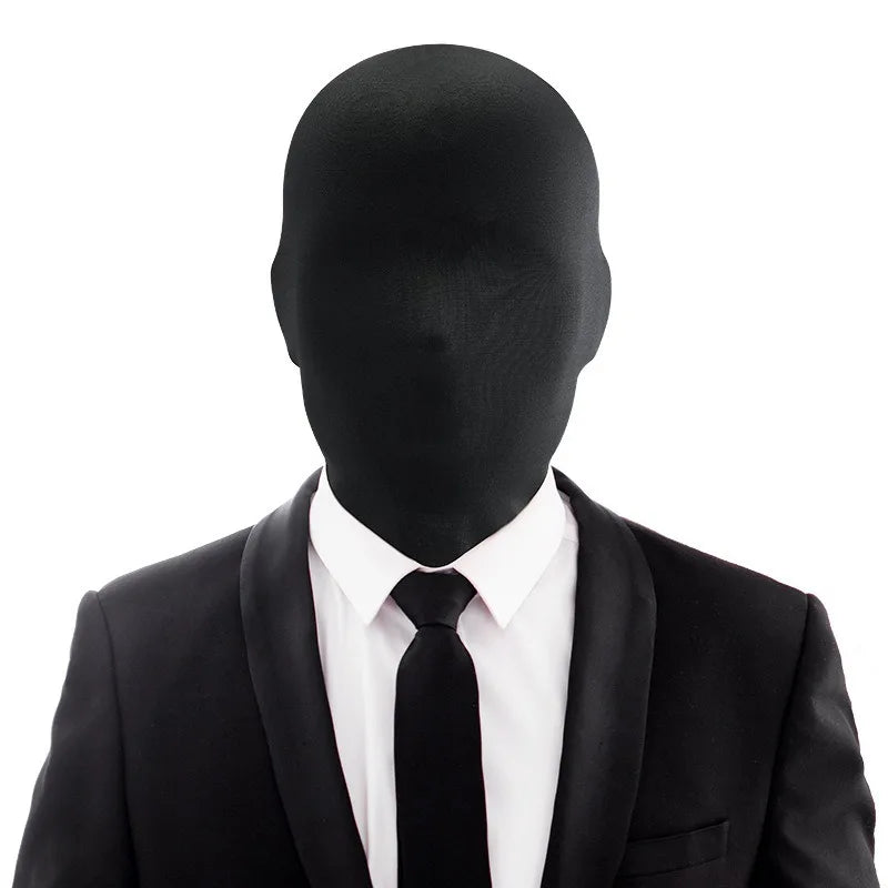 Black Full Face No-Hole Balaclava Hat – Unisex Army Tactical UV Protection Ski Mask for Bike & Motorcycle