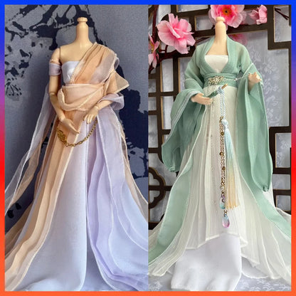 30cm 1/6 Scale Hanfu Doll – TV Drama Female Lead Figure with Costume Set for 12-Inch Bodies