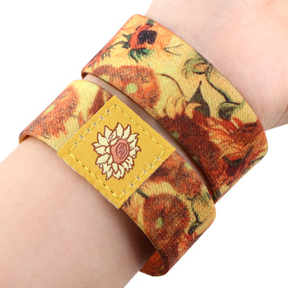 Starry Sky Stretch Bracelet - Sunflower Flexible Wristband Cuff for Sports & Casual Style Gifts
