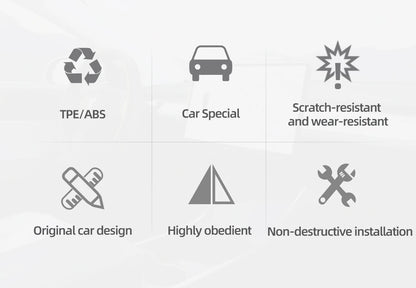 Rear Door Sill Protective Pad for Tesla Model Y – Anti-Kick Threshold Guard Cover Strip, Original Fit Accessories