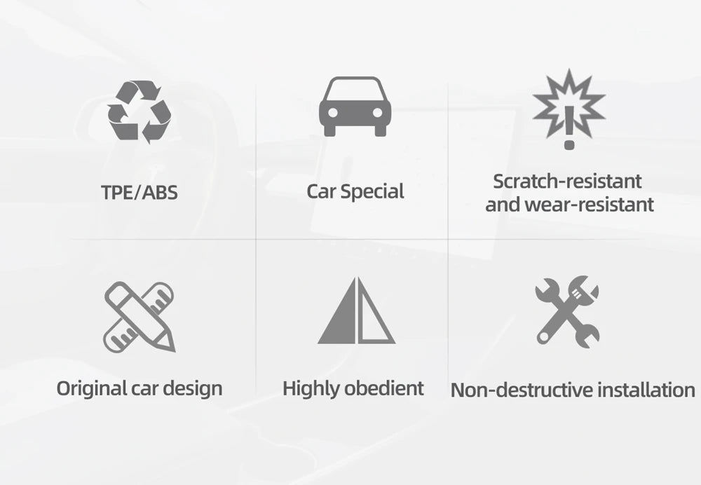 Rear Door Sill Cover for Tesla Model Y (2022–2024) – Anti-Dirty Kick Guards, Trim Protector Film & Welcome Pedal Pads
