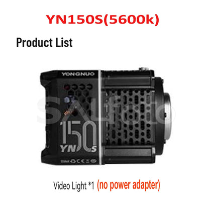 Yongnuo YN150 150W Portable LED Video Light - 2700–6500K COB Handheld Photography Fill Light for YN150Li/YN150S