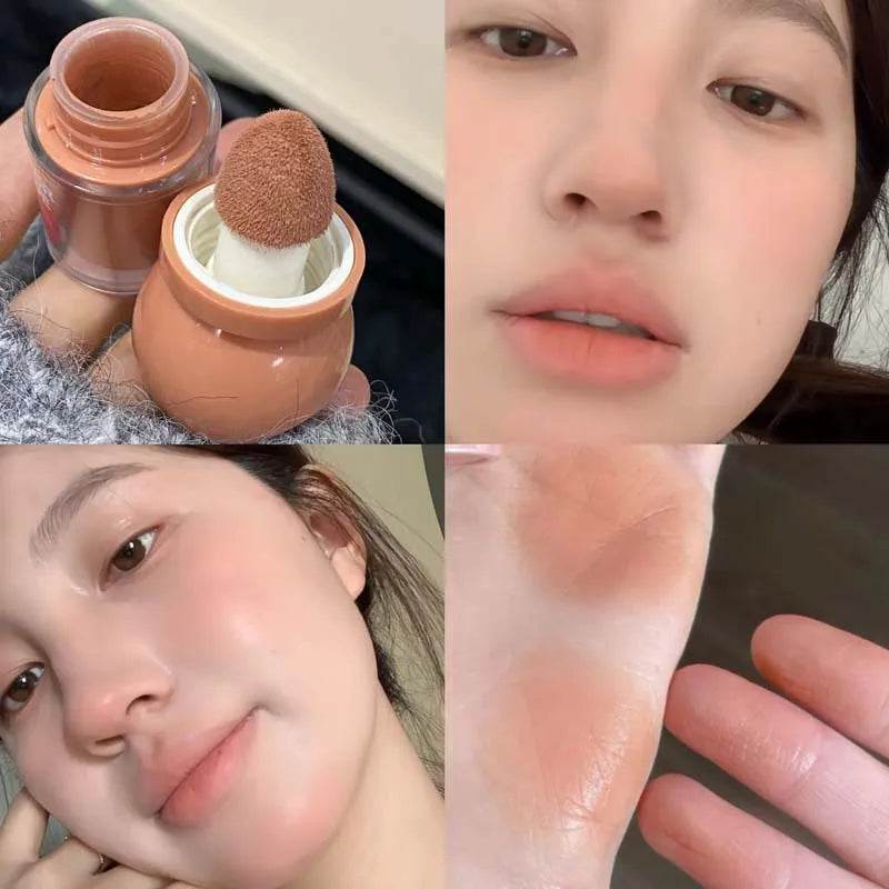 Herorange Dewy Liquid Blush - Blendable, Waterproof Radiant Cheek Tint for Everyday Makeup and Special Occasions