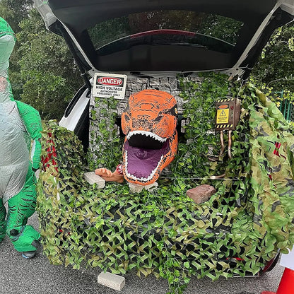 Camouflage Net Bulk Roll: Sunshade Mesh Nets for Hunting Blind, Military Theme Party Decorations