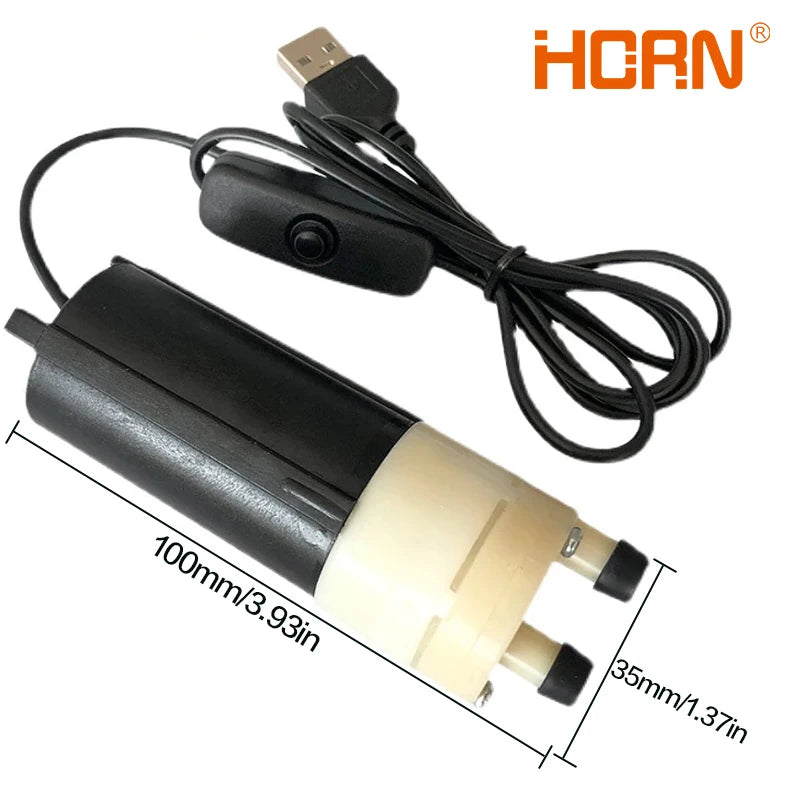 DIY High-Flow Electric Wine Pump – USB Interface Peristaltic Dosing Pump, Miniature Water & Hose Pump