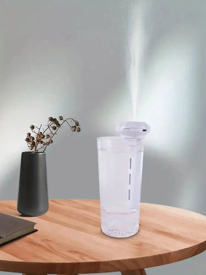 Super Quiet Portable Mist Humidifier – Adjustable, Waterless Design for Office, Bedroom, Car & Travel