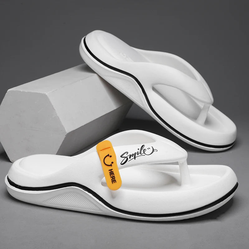 Men's & Women's Flip Flops – Non Slip Thick Sole Slippers, Super Soft Indoor & Outdoor Beach Sandals