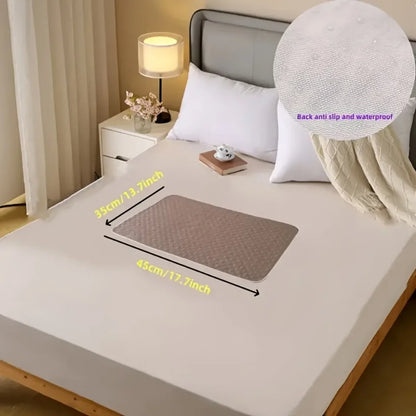 Breathable Waterproof Urine Mattress – Washable Cotton Bed Cushion for Nursing & Diaper Care, Extra Large Size