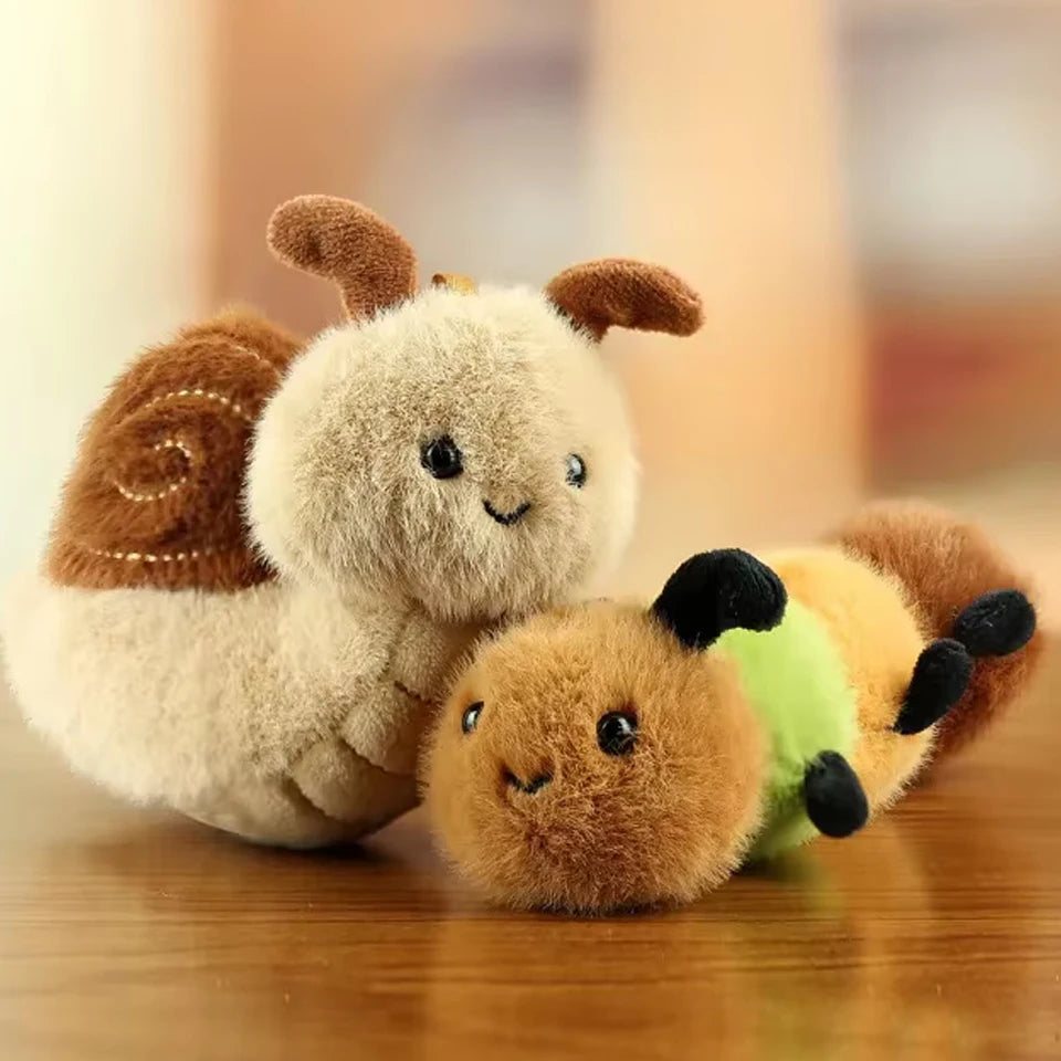 Cute Insect Plush Keychain - Cartoon Bug Spider Bee Bag Pendant & Creative Gift