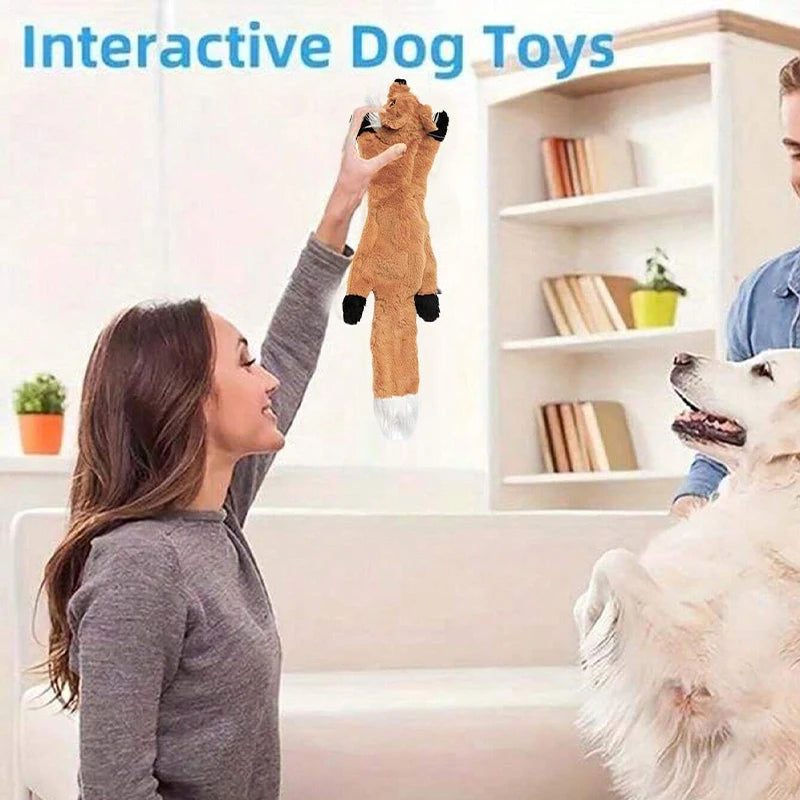Plush Dog Toy with Animal Sound – Bite-Resistant Chew & Teething Toy for Pets, Vocal Holster Pet Product