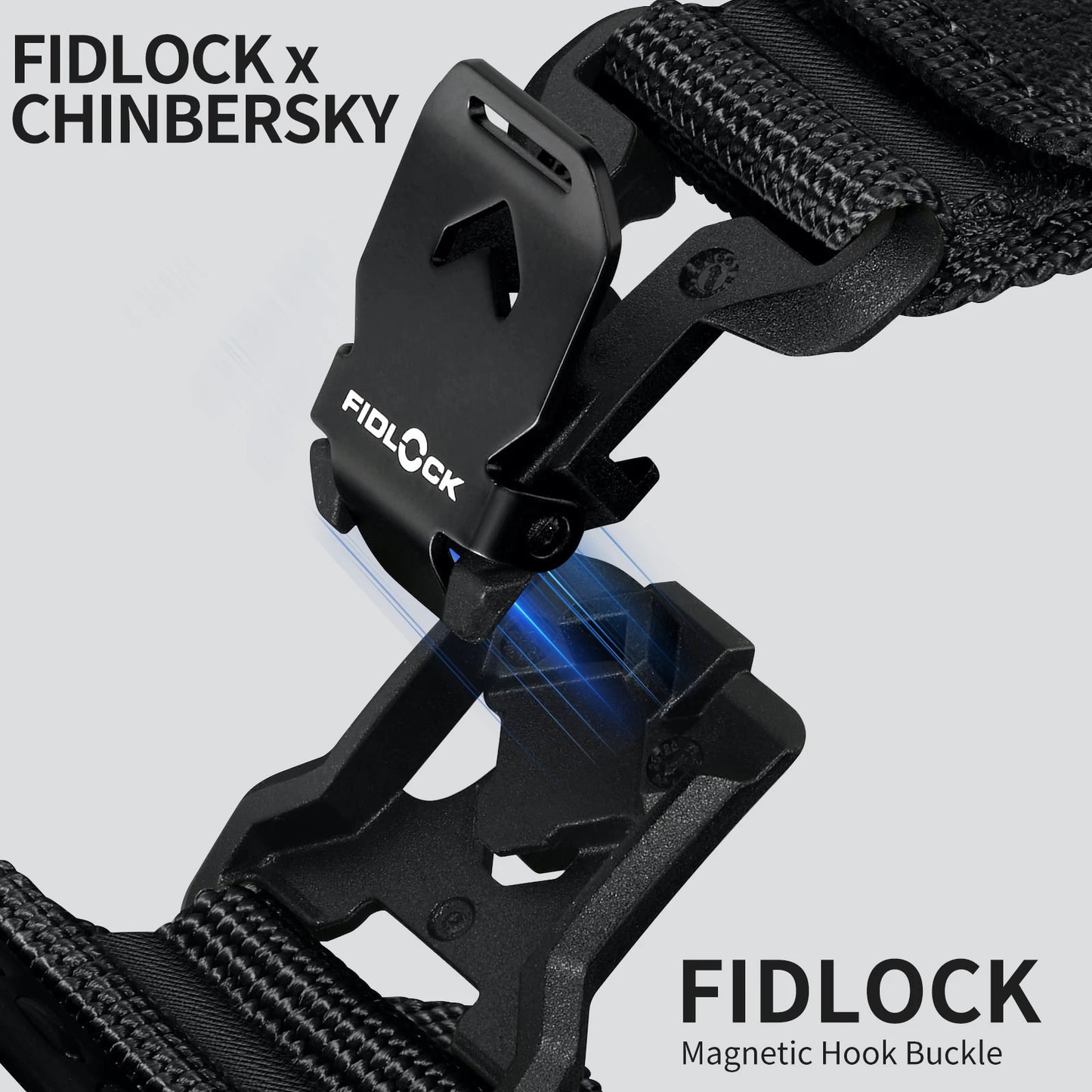 Magnetic Fidlock V-Shaped Buckle Sports Strap — Soft Wide Nylon Band Compatible with All Apple Watch Series