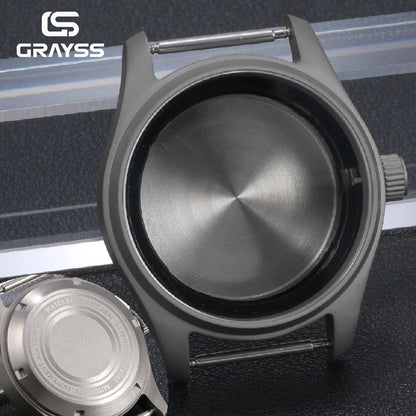 T2 Titanium & Steel Diving Watch Case - 20BAR Waterproof NH34 NH35 NH38 NH70 Watch Parts