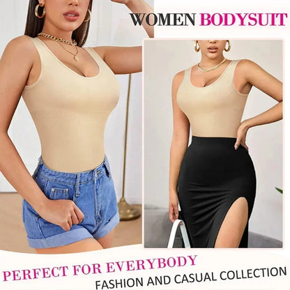 Women's Seamless Full Bodysuit Shapewear – Tummy Control Slimming Body Shaper
