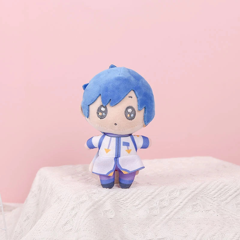New Hatsune Miku 14cm Plush Keychain – Cute Soft Anime KAITO MEIKO Series Len Rin Stuffed Doll Bag Pendant, Girls Gift