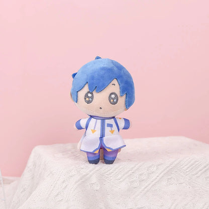 New Hatsune Miku 14cm Plush Keychain – Cute Soft Anime KAITO MEIKO Series Len Rin Stuffed Doll Bag Pendant, Girls Gift