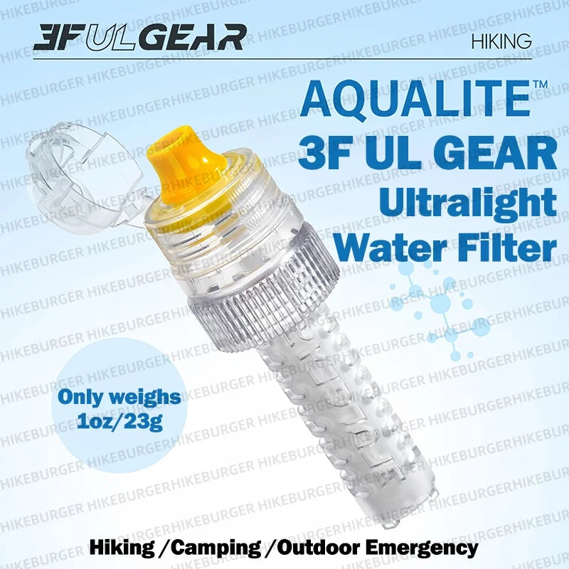 Mini Portable Water Filter Bottle - Outdoor Purification System for Camping, Hiking, Survival & Emergency Use