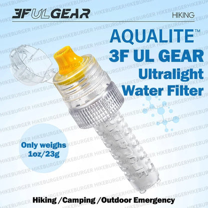 Mini Portable Water Filter Bottle - Outdoor Purification System for Camping, Hiking, Survival & Emergency Use