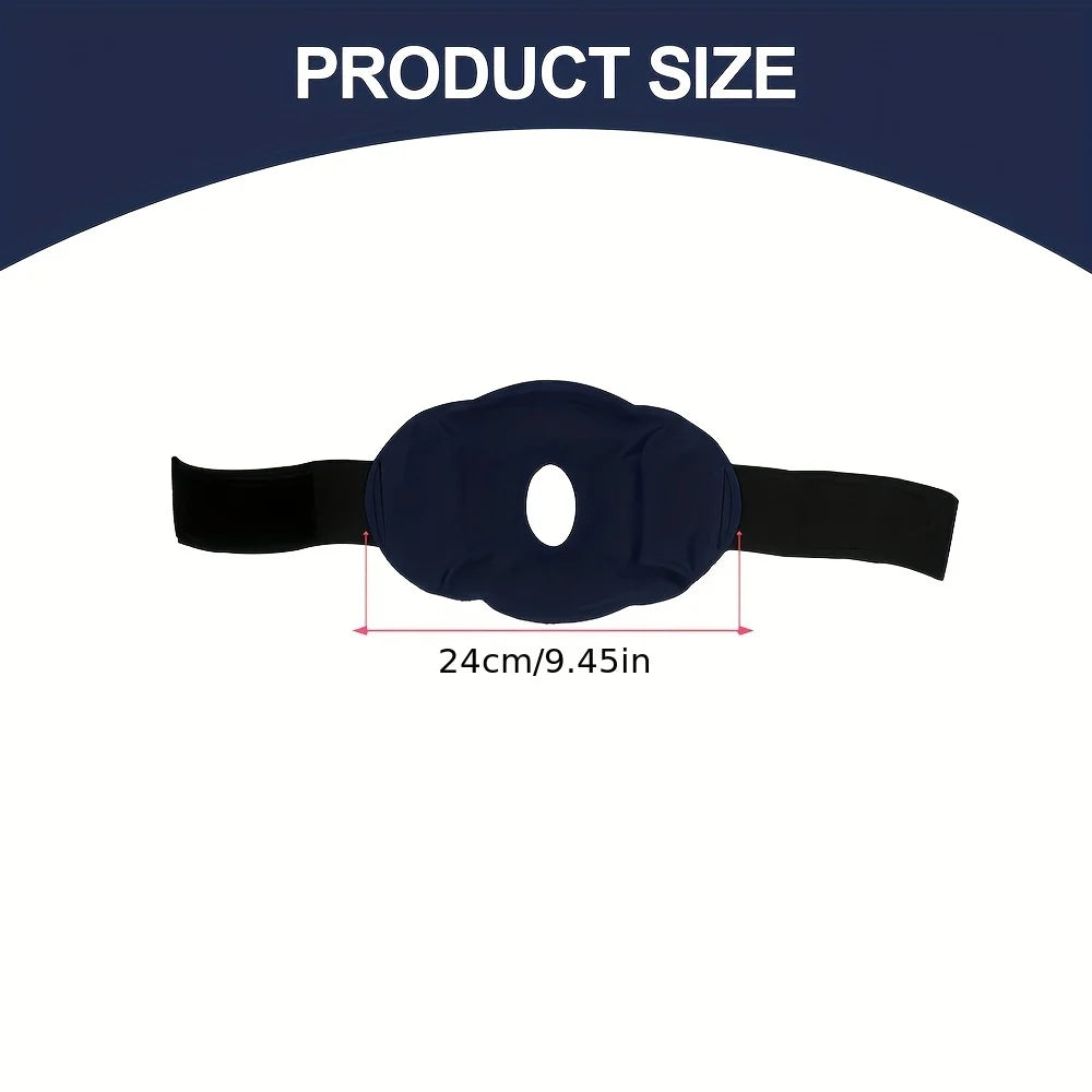 Reusable Knee Ice Pack Wrap - Adjustable Cold Therapy Gel Pad for Sports Recovery & Knee Comfort