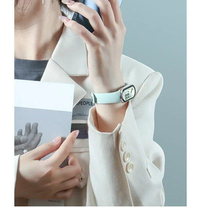 Waterproof Silicone Sport Strap for Xiaomi Mi Band 9/8/NFC – Replacement Smart Bracelet Accessory