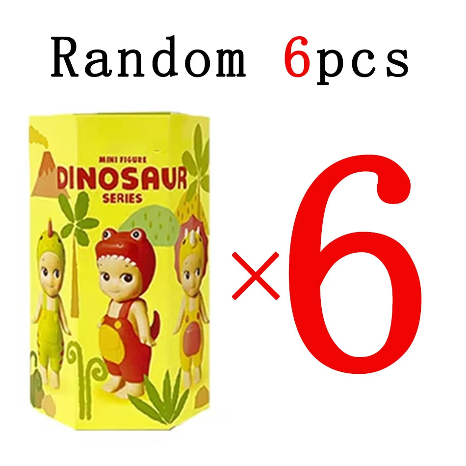 Dinosaur and Candy Mini Mystery Box – Cute Cartoon Collectible Figurines for Car Decor, Birthdays, and Gifts